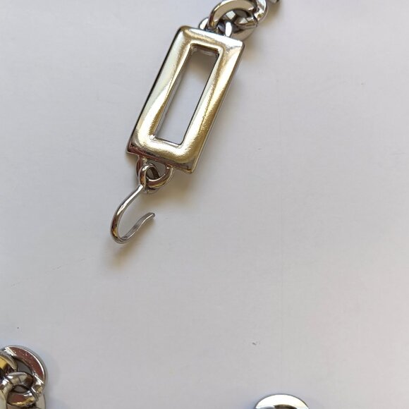 Women's Silver Cable Chain Belt One Size - Picture 4 of 8